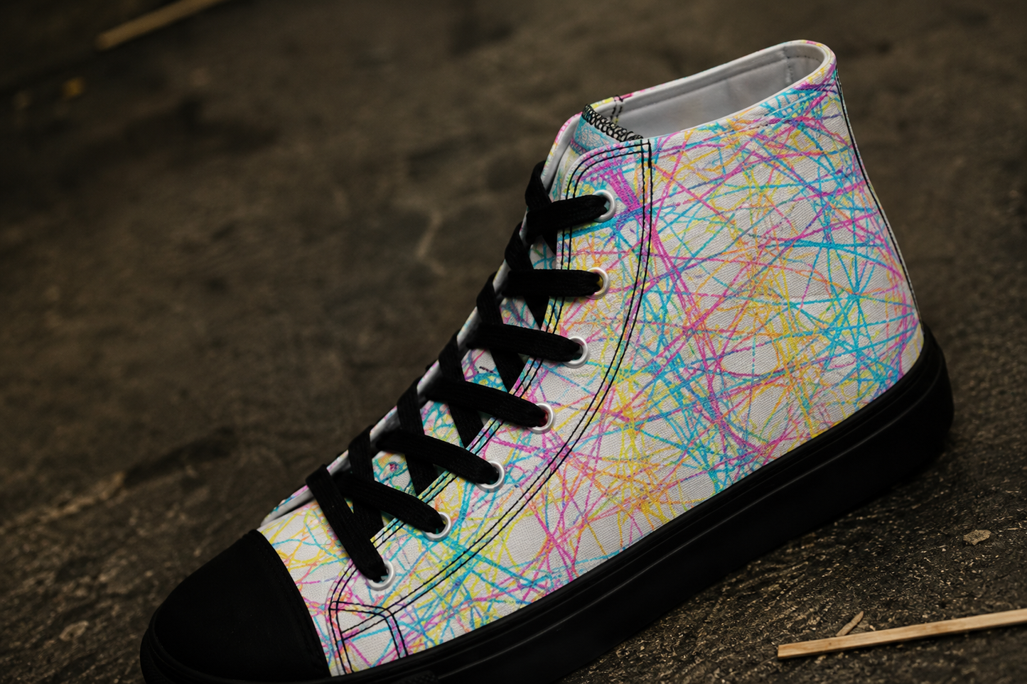 Mind Glitch Men’s High Tops