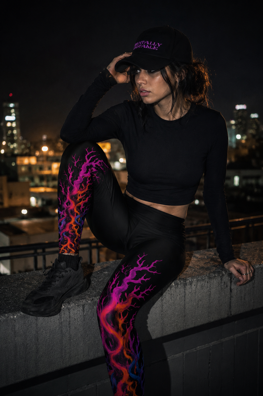 Mentally Unstable Rootfire Leggings